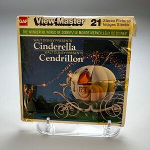 Vintage GAF View-Master Reels – Cinderella (1965) – Complete Set of 3